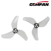 Gemfan 31mm 1207 PC 3 Blade 1mm - Clear Gray (4CW + 4CCW)