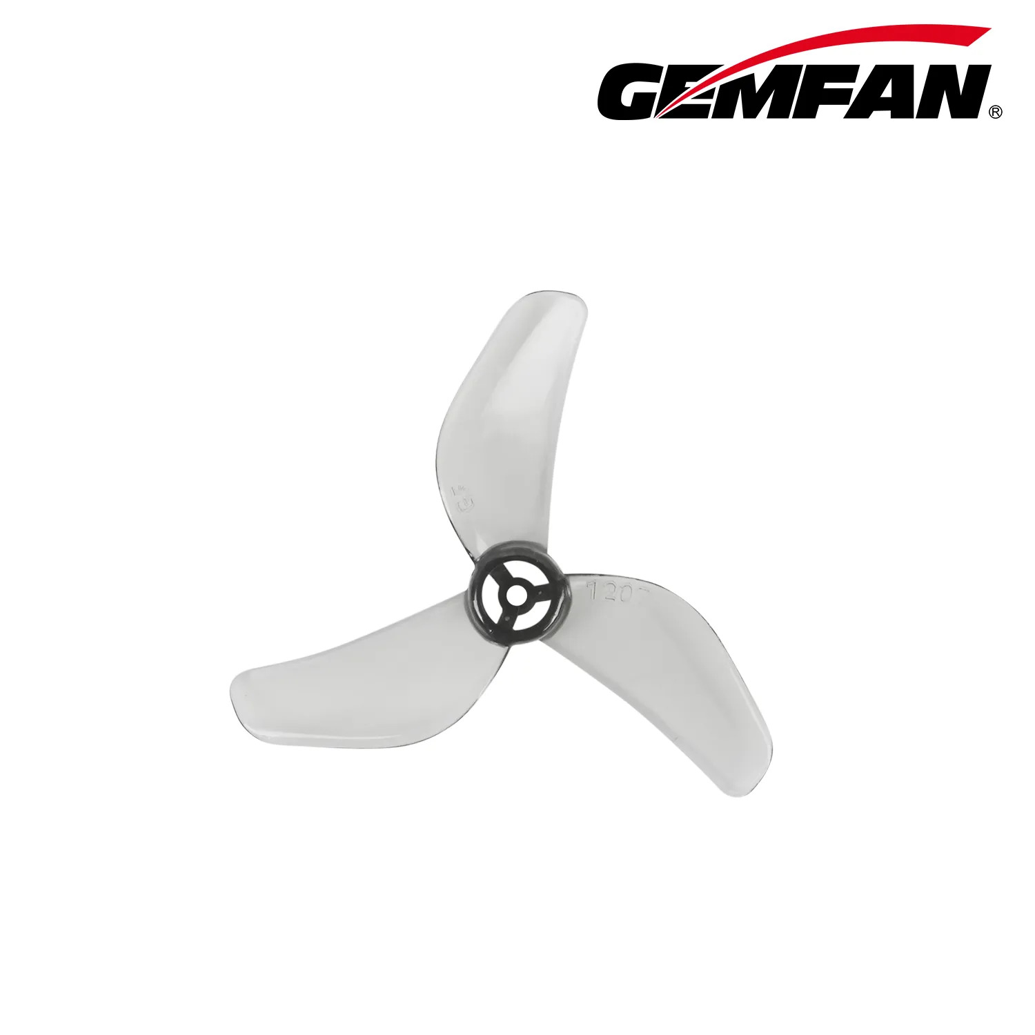 Gemfan 31mm 1207 PC 3 Blade 1mm - Clear Gray (4CW + 4CCW) image 2