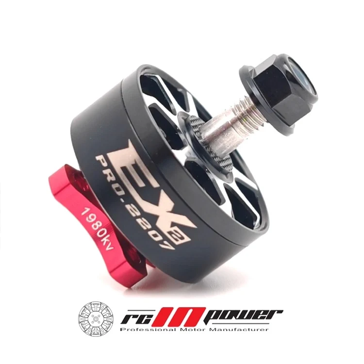 RCinPower EX V2207 PRO 1980KV Black & Red (1PCS)