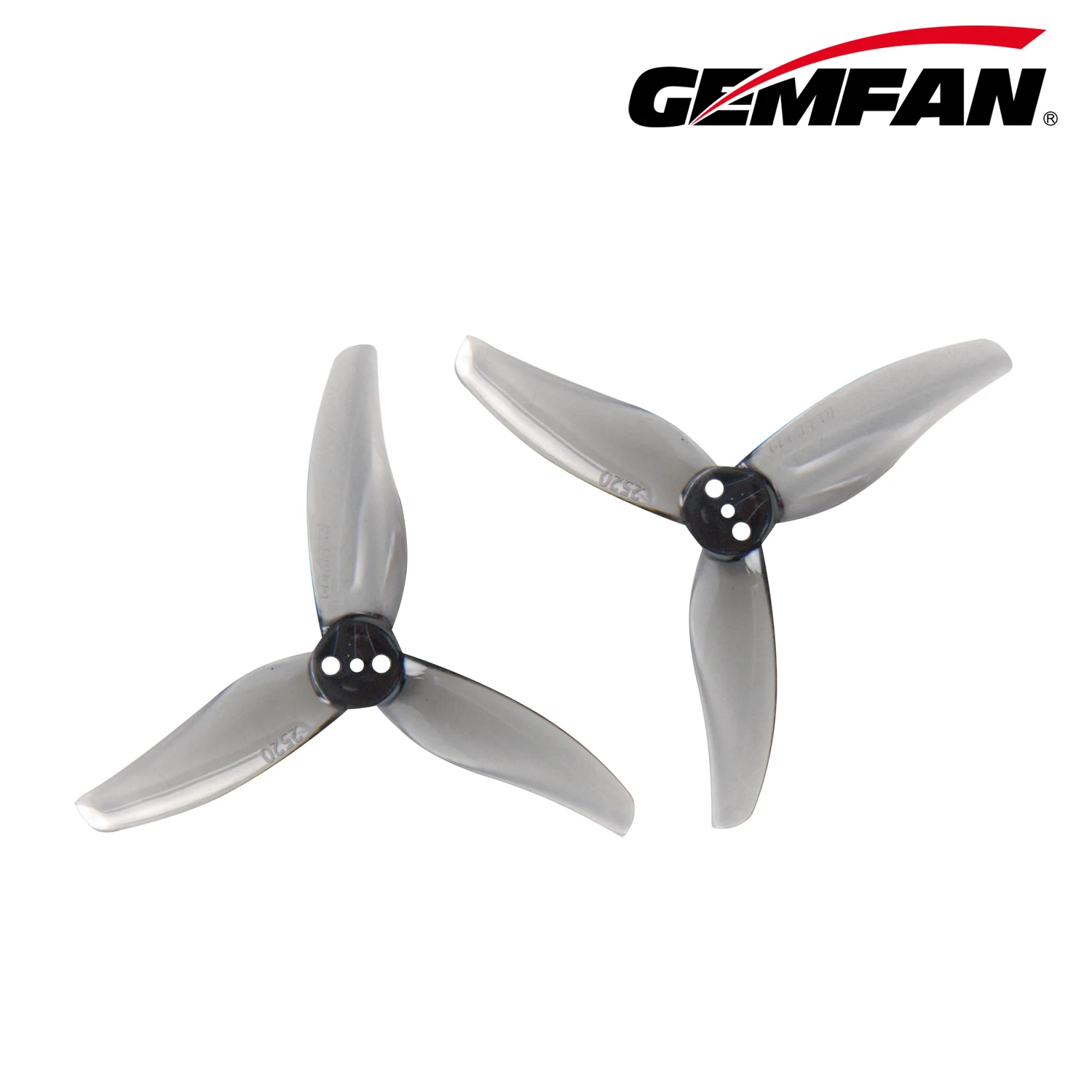 Gemfan 2512 Hurricane - Clear Gray (4CW + 4CCW) image 2