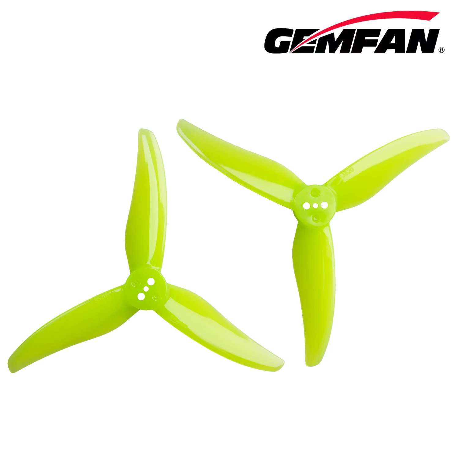 Gemfan 3520 Hurricane - Yellow (2CW + 2CCW) image 2