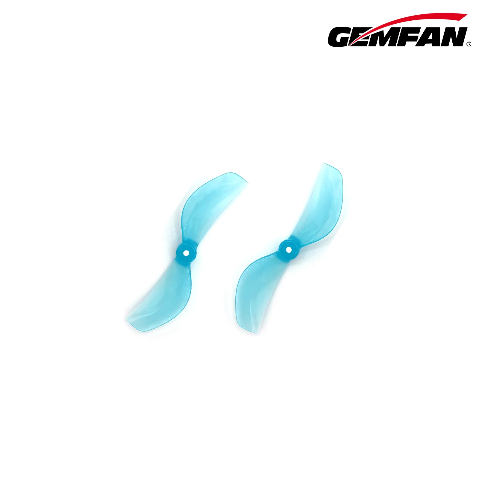 Gemfan 45mm 2 Blade - Clear Blue 1.5mm (4CW + 4CCW) image 2