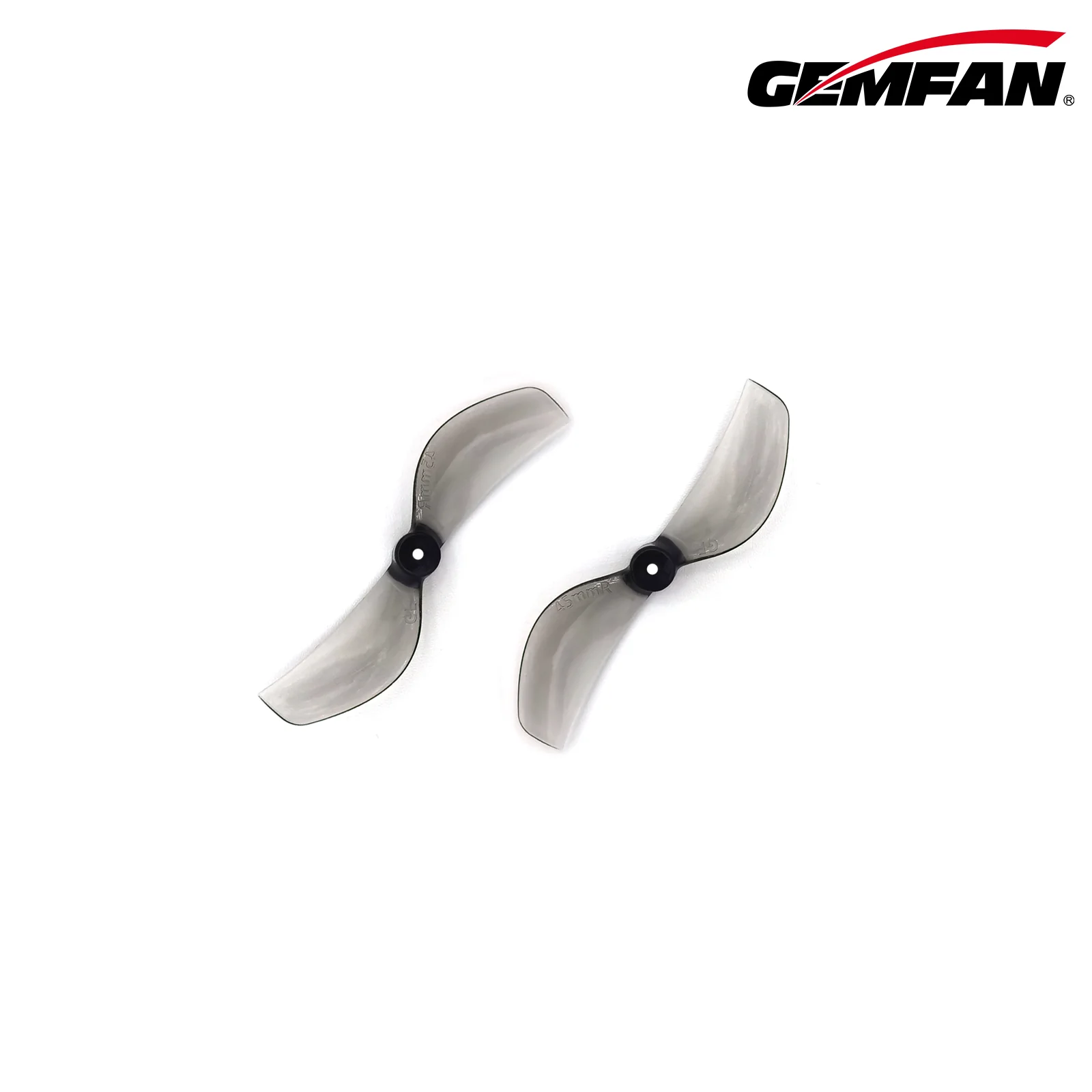 Gemfan 45mm 2 Blade - Clear Gray 1.5mm (4CW + 4CCW) image 2