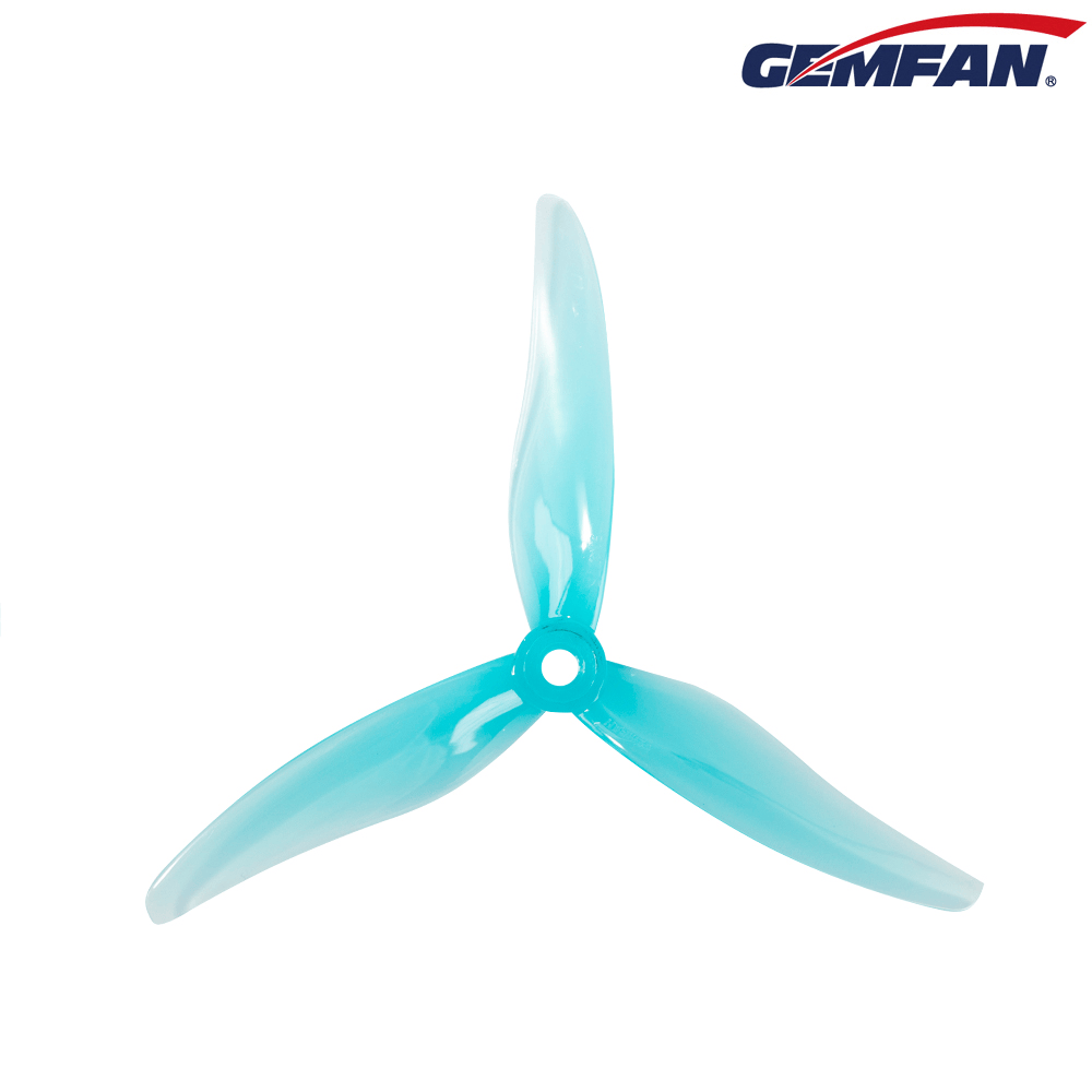 Gemfan 51466 V2 Hurricane PC 3 Blade - Wave Blue (2CW + 2CCW)