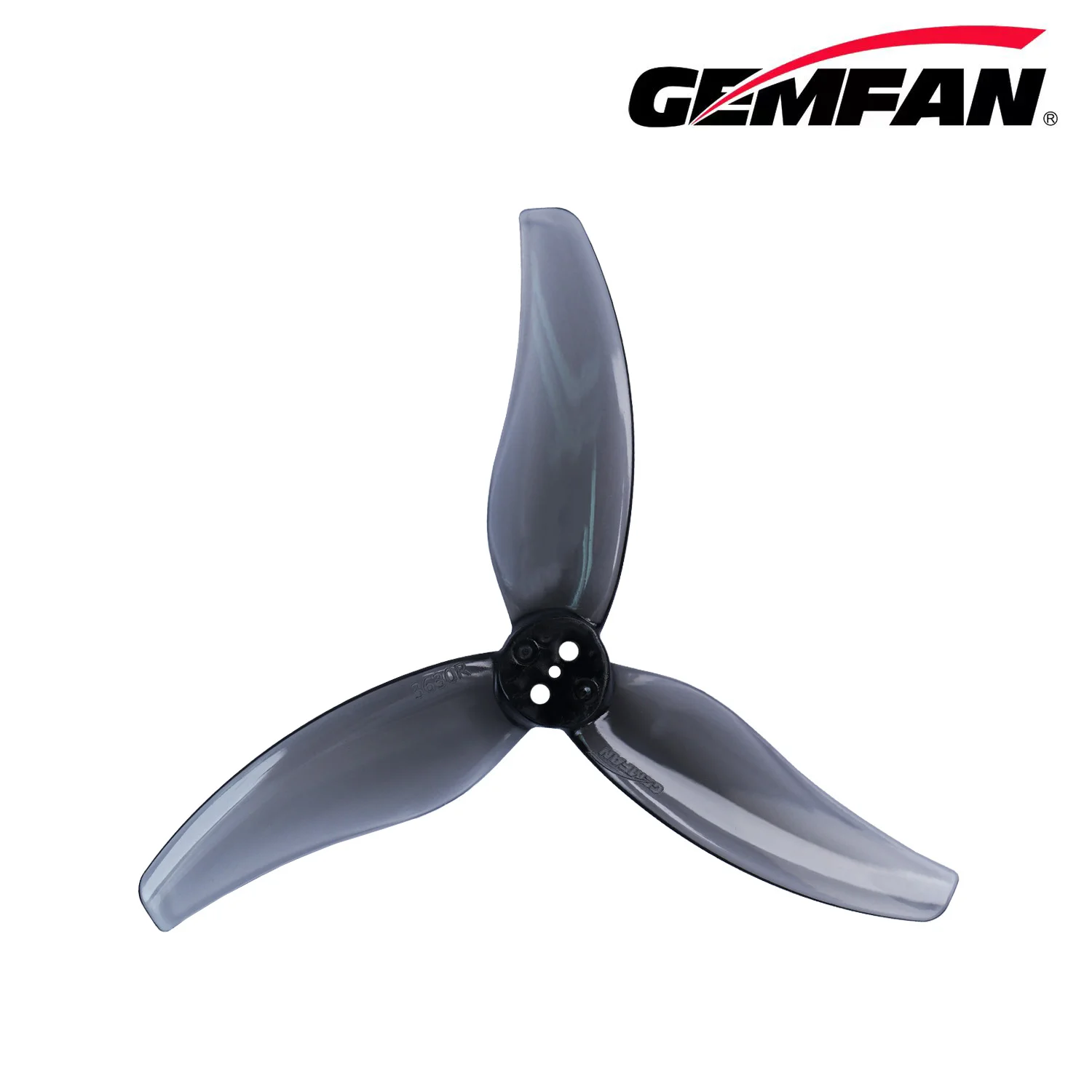 Gemfan 3630 Hurricane 3 Blade - Clear Gray (2CW + 2CCW)