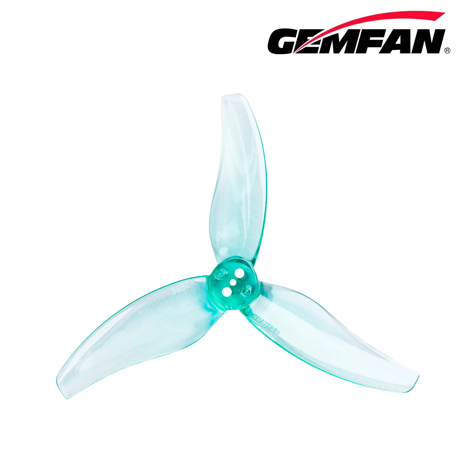 Gemfan 3630 Hurricane 3 Blade - Clear Green (2CW + 2CCW)